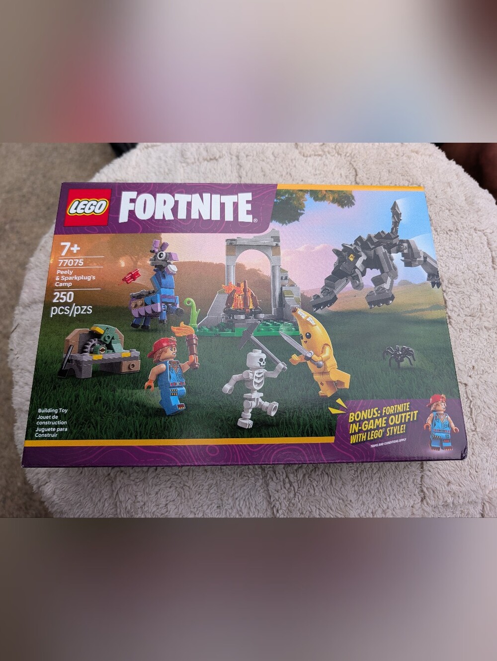 Lego Fortnite Peely & Sparkplugs Camp 250 Pieces